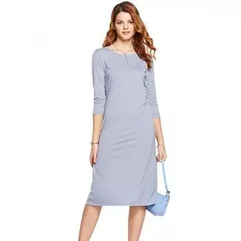 Платье из 7 частей TSLA Attica из вискозы OM301 Платье из 7 частей из вискозы OM301