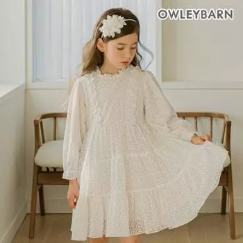 Платье из чистого кружева Olivan белого цвета White/150