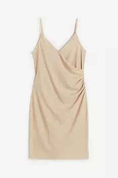 Платье из джерси с драпировкой