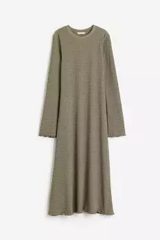 Платье из фактурного джерси