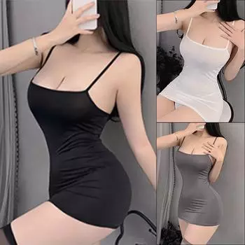 Платье из полиэстера сексуальное слегка эластичное женское обтягивающее прозрачное