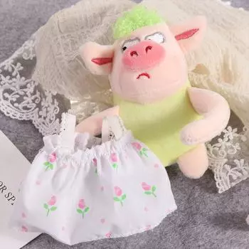 Платье-камисоль, хлопковая кукольная одежда, платье на бретельках, 20 см, кукольные плюшевые игрушки, одежда для детей 1PC Random Style