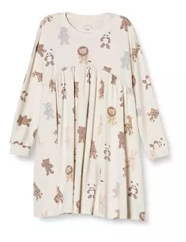 Платье KIDS с рисунком мягких игрушек PKCO225434 CRM XXS [Gelato Pique]