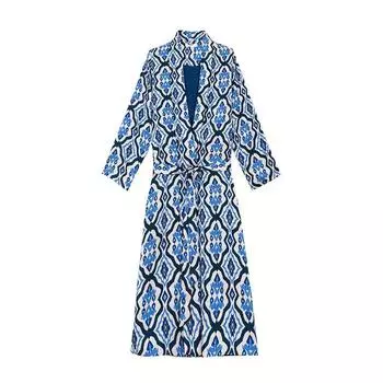 Платье-кимоно синего цвета Tamsin для женщин LA PETITE ETOILE S синий