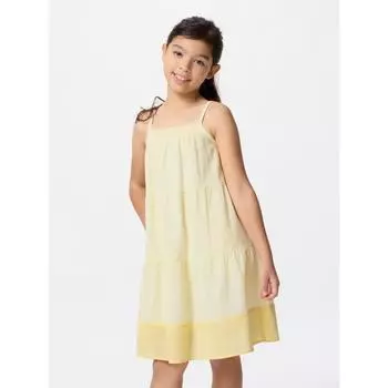 Платье-комбинезон для девочек Uniqlo Japan 40 CREAM/100
