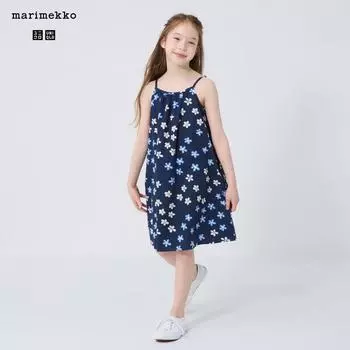 Платье-комбинезон для девочек Uniqlo Japan 01 OFF WHITE/120