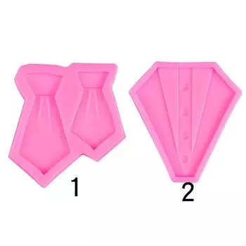 Платье, костюм, размер галстука, моделирование украшения торта, силиконовая форма