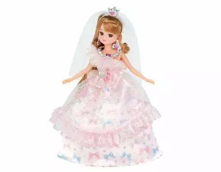 Платье Лента Лента Свадьба Licca-chan LW-15 белый