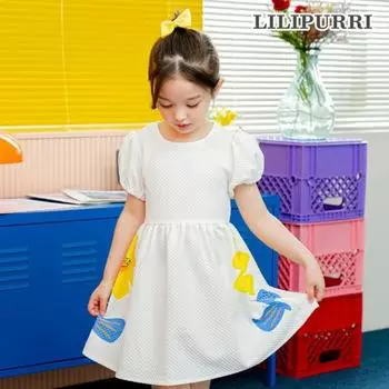 Платье Lilypuri Big Flower цвета слоновой кости Ivory/150