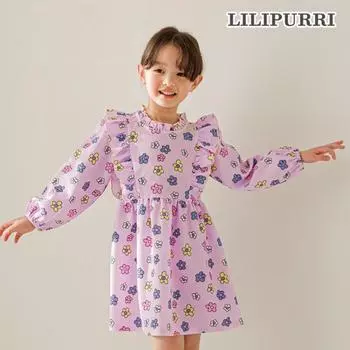 Платье Lilypuri Kiddy B Flower Фиолетовое Violet/140