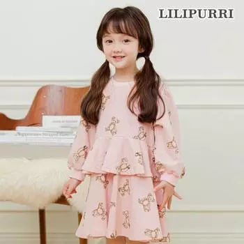 Платье Lilypuri Mini Bear розовое Pink/150