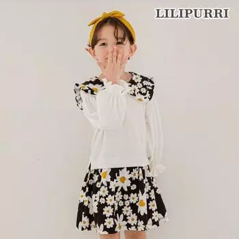 Платье Lilypuri Spring Daisy, черное Black/140