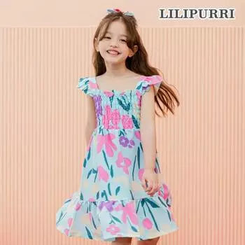 Платье Lilypuuri Topiaflower, синее Blue/110