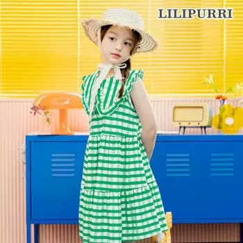 Платье макси Lilipuri Cancan зеленое Green/110