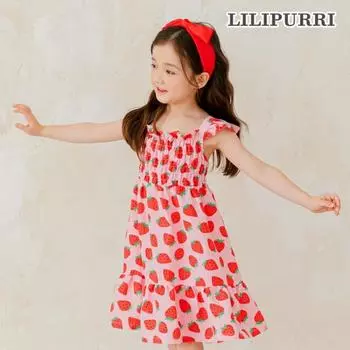 Платье макси Lilypuri Berry розовое Pink/140