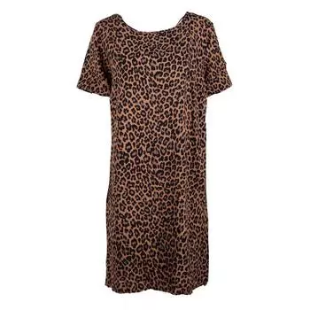 Платье прямого кроя Carnova из жареного кокоса ТОЛЬКО для женщин CARMAKOMA 46 коричневый