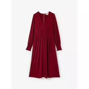 Платье миди MICHAEL KORS Smock LS JH381YX03G2517 Темный бренди