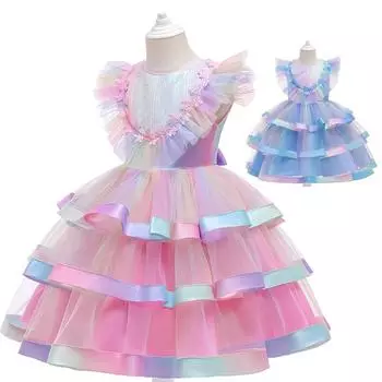 Платье на день рождения для маленьких девочек с блестками, одежда для крещения новорожденных, свадебная одежда для новорожденных, элегантное праздничное платье на крестины, одежда 70cm