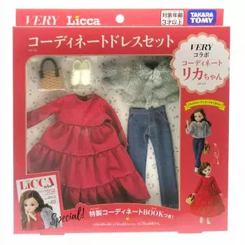 Платье ОЧЕНЬ коллаборационное координационное платье комплект Licca-chan LW-20