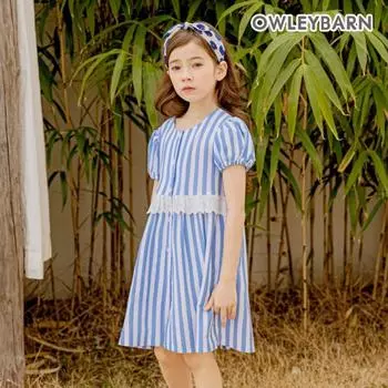 Платье Olivan Fresh Stripe синего цвета Blue/110