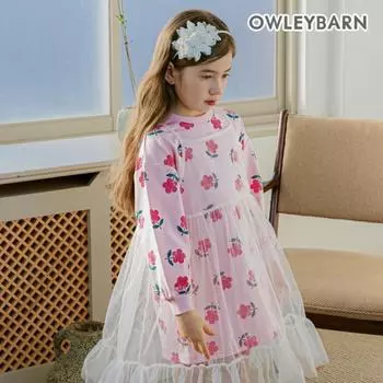 Платье Olivan Sweet Garden розового цвета Pink/140