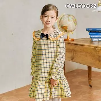 Платье Olivean French Check, желтое Yellow/150