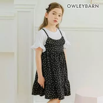 Платье Olivean Mini Dot Layer, черная модель Black/110