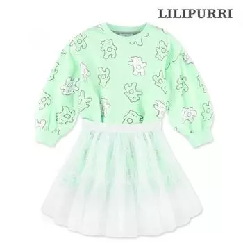 Платье-пачка Lillyputty Haribo Зеленое Green/150