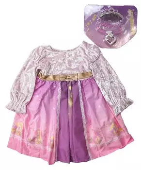 Платье принцессы Эльзы Ариэль Рапунцель Трансформация Платье цельное с аксессуарами Одежда для девочек [Disney] Детская Детская