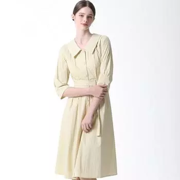 Платье-рубашка Shs Miss Strap Belt Light yellow (LY)/55