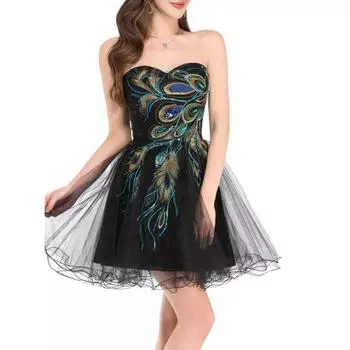 Платье с аппликацией, блестящая ручная вышивка, сверкающая одежда «сделай сам», полиэстер, блестки, сетка из павлиньих перьев, нашивка, швейный магазин B