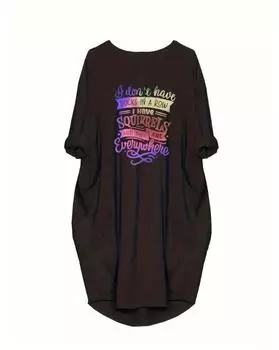 Платье с буквенным принтом больших размеров, повседневное весеннее платье с круглым вырезом с длинными рукавами, женская одежда больших размеров 1XL чёрный