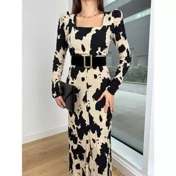 Платье с узором для женщин