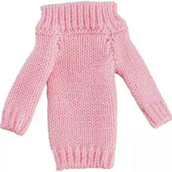 Платье-свитер с открытыми плечами figma Styles [розово-бежевый] M06838