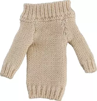 Платье-свитер с открытыми плечами figma Styles M06835 [бежевый] бежевый