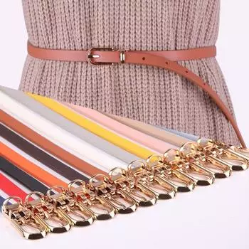 Платье-свитер, тонкий ремень, индивидуальный пояс с металлической пряжкой, модный женский декоративный аксессуар, изысканный пояс из искусственной кожи темно-синий