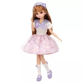 Платье Takara Tomy Licca-chan LW-09 Yumekawa Yuenchi Dress up Play Toy Возраст 3+
