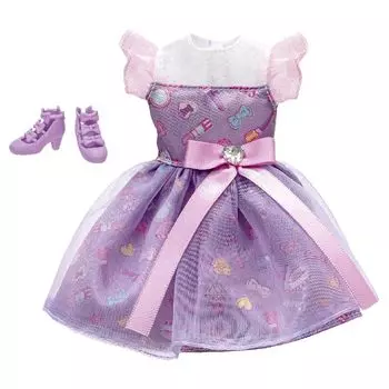 Платье Takara Tomy Licca-chan My First Dress LW-03 Косметическая фиолетовая игрушка-платье 3+