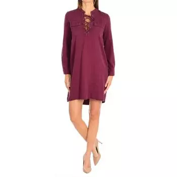 Платье TINKLE с длинными рукавами и открытым вырезом 16F2DR19 женщина