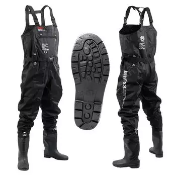 ПЛАТЬЕ Вейдерсы Radial Sole Chest Высокие вейдерсы AIRBONE XL Широкие ботинки [Ботинки] 28~28.5