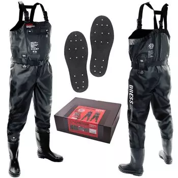 [Платье] Войлочные шипы] Вейдерсы Грудь Высокие Вейдерсы AIRBORNE XL Войлочные шипы [Рост] 175~180 [Ботинки] 27~27.5 Предотвращение стихийных бедствий Стихийное бедствие