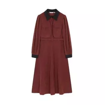 Платье в стиле Хепберн, новое элегантное облегающее платье в стиле ретро S