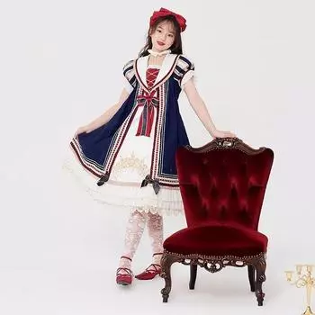 Платье в стиле Лолиты, новогоднее платье принцессы L разноцветный