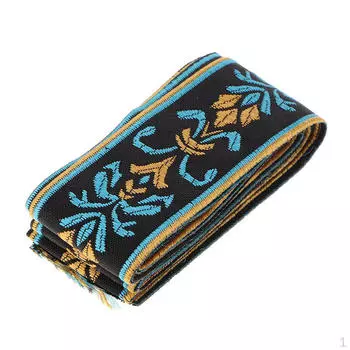 Платье-занавес с вышивкой и лентой 60mm x 5000mm