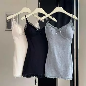 Платья без рукавов для женщин, сексуальное кружевное популярное женское облегающее платье, корейская мода, мини-платья с подкладкой на груди, внутренняя одежда, клубная одежда S бежевый