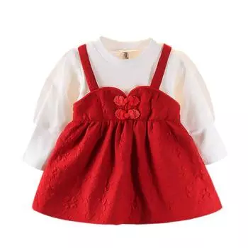 Платья для девочек, новое стильное весенне-осеннее платье принцессы для девочек M