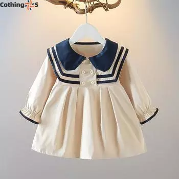 Платья для девочек Новые платья принцесс Платья для колледжей для девочек 80cm белый