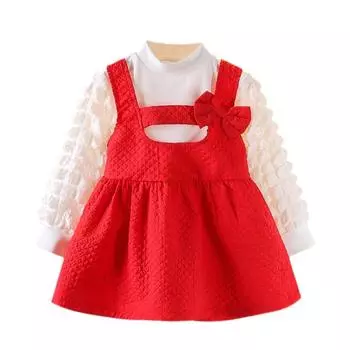 Платья для девочек. Весеннее и осеннее платье для девочек. Платье принцессы. L