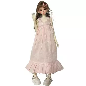 Платья для кукол, пижамы, повседневная одежда, одежда для кукол, аксессуары для кукол, длинная юбка для кукол 30/45 см pink for 30cm