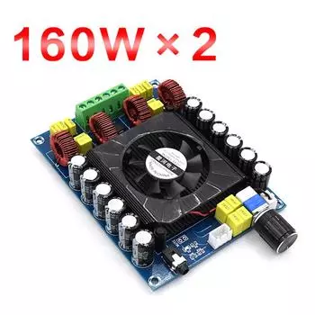 Плата цифрового усилителя мощности XH-A121 2x160 Вт TDA7498E Модуль аудиоусилителя сверхвысокой мощности